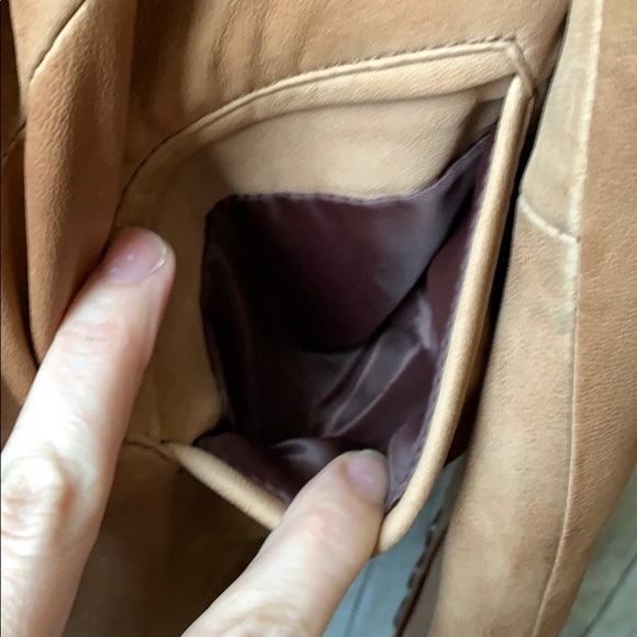 INC International Concepts Leather Jacket - Picture 6 of 7